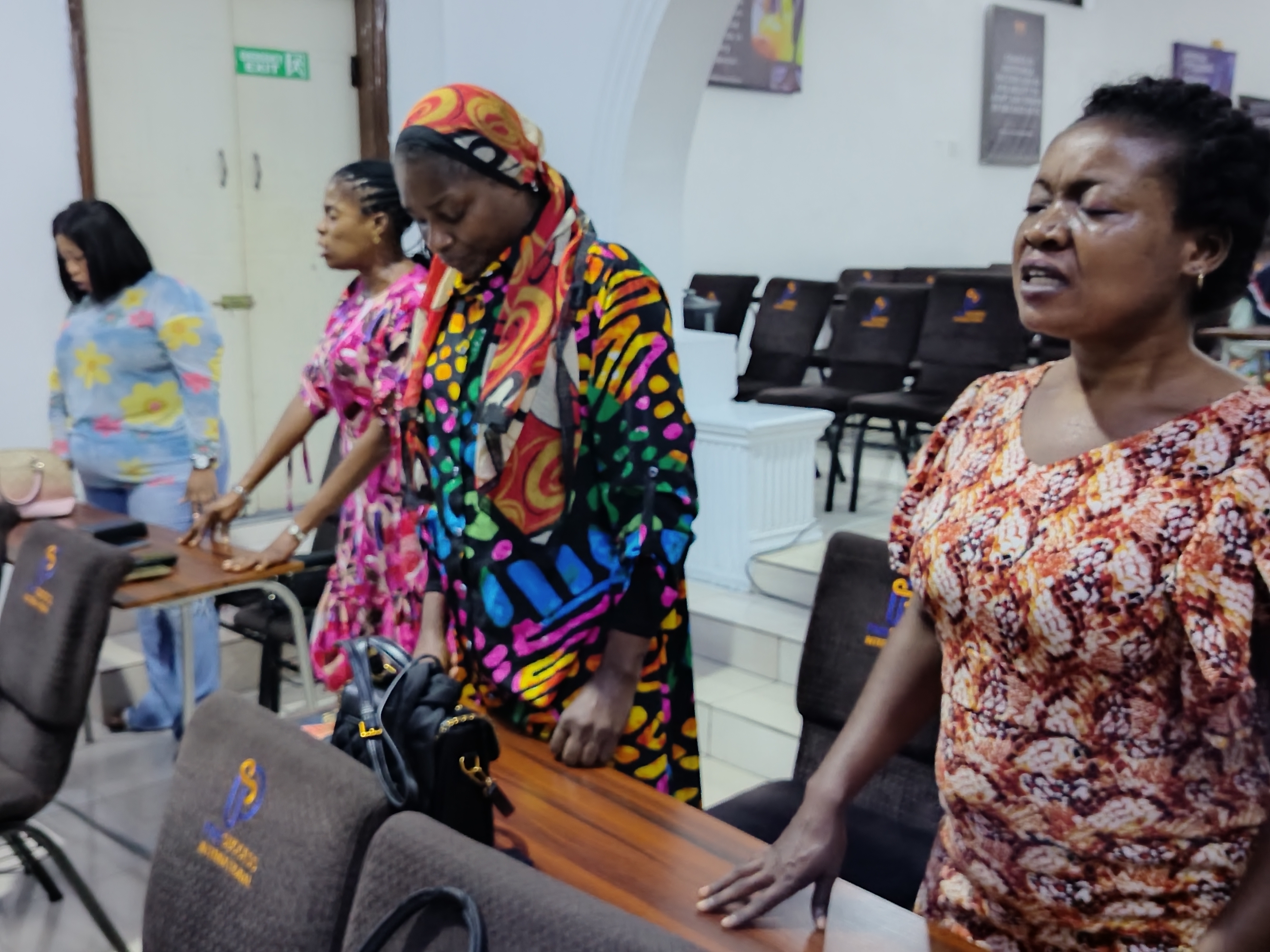 Joy In Zoe intercessors gathered for prayer during outreach in Ada-Irri, Delta State